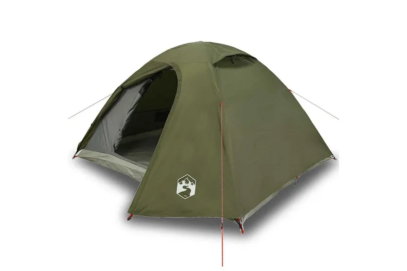 Vidaxl Camping Tent Dome 3-person Olive Green Waterproof Vidaxl Camping Tent Dome 3-person Olive Green Waterproof