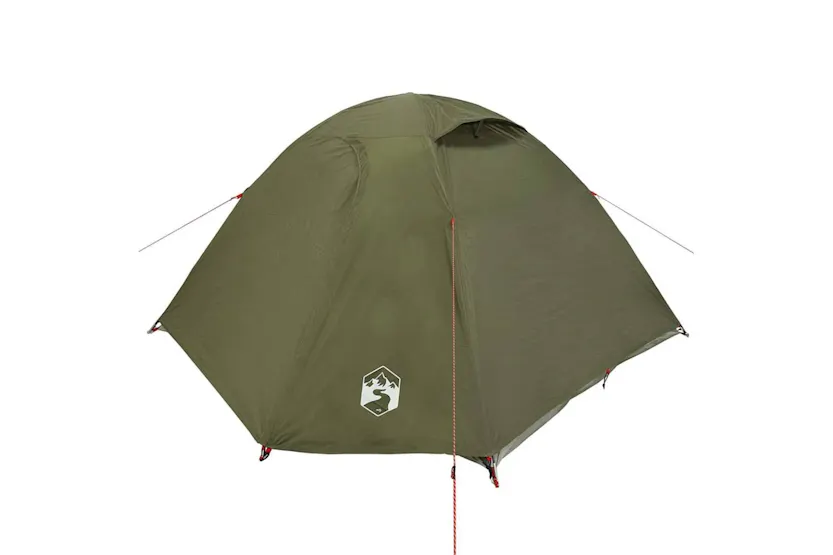 Vidaxl Camping Tent Dome 3-person Olive Green Waterproof Vidaxl Camping Tent Dome 3-person Olive Green Waterproof