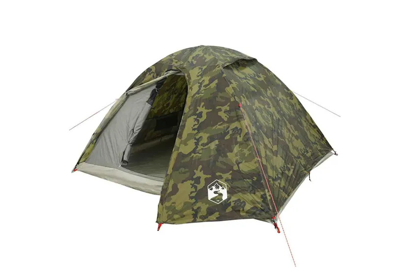 Vidaxl Camping Tent Dome 4-person Camouflage Waterproof Vidaxl Camping Tent Dome 4-person Camouflage Waterproof