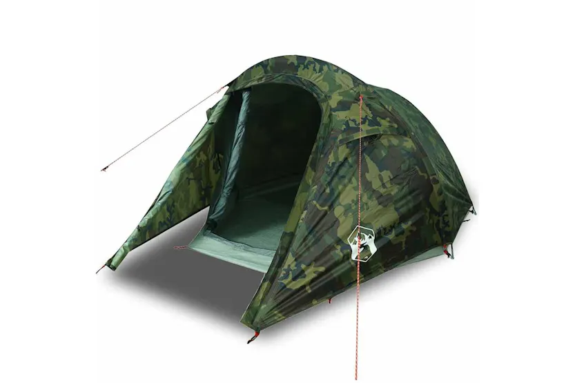 Vidaxl Camping Tent Tunnel 3-person Camouflage Waterproof Vidaxl Camping Tent Tunnel 3-person Camouflage Waterproof