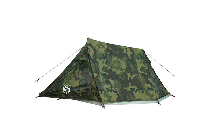 Vidaxl Camping Tent Tunnel 3-person Camouflage Waterproof Vidaxl Camping Tent Tunnel 3-person Camouflage Waterproof