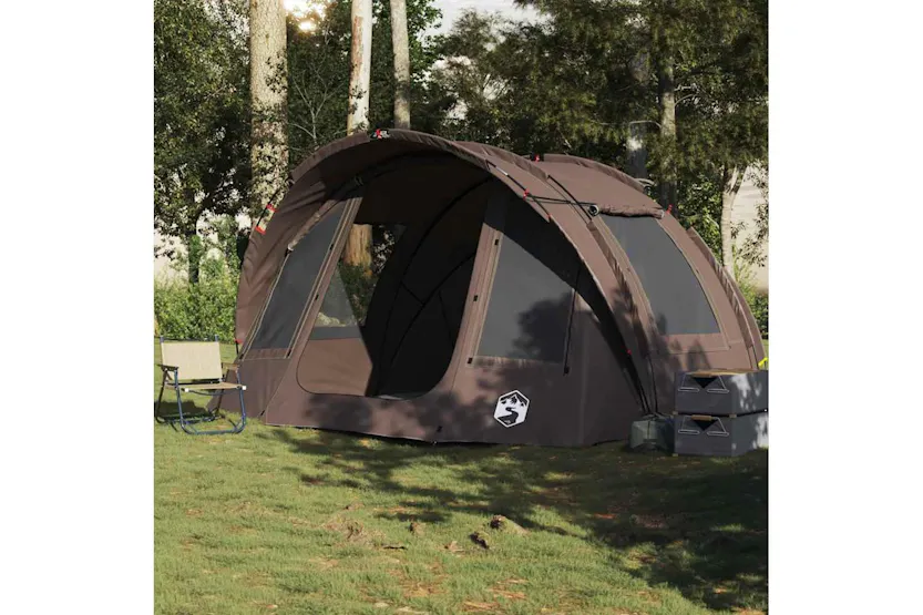 Vidaxl Fishing Tent 2-person Brown Waterproof Vidaxl Fishing Tent 2-person Brown Waterproof