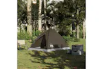 Vidaxl Camping Tent Dome 2-person Brown Waterproof Vidaxl Camping Tent Dome 2-person Brown Waterproof