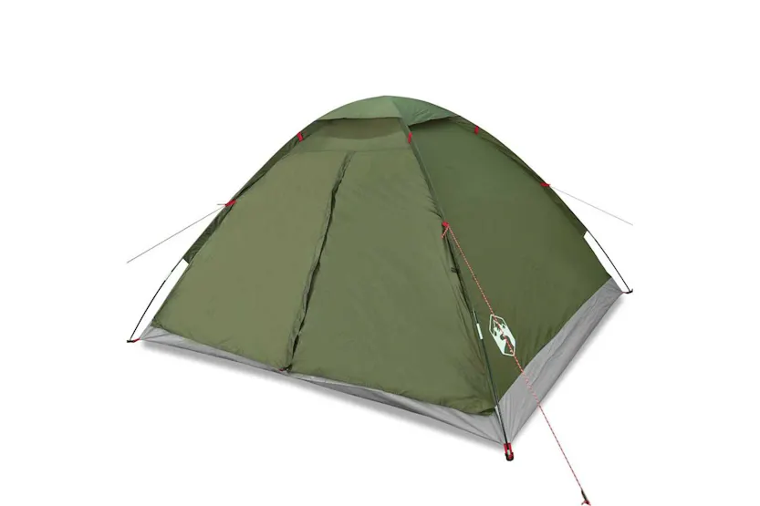 Vidaxl Camping Tent Dome 4-person Olive Green Waterproof Vidaxl Camping Tent Dome 4-person Olive Green Waterproof
