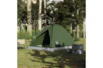Vidaxl Camping Tent Dome 4-person Olive Green Waterproof Vidaxl Camping Tent Dome 4-person Olive Green Waterproof