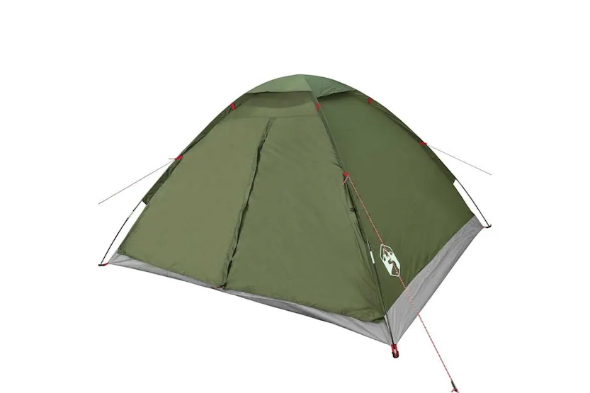 Vidaxl Camping Tent Dome 4-person Olive Green Waterproof Vidaxl Camping Tent Dome 4-person Olive Green Waterproof