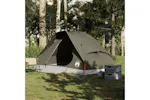Vidaxl Camping Tent Dome 4-person Brown Waterproof Vidaxl Camping Tent Dome 4-person Brown Waterproof