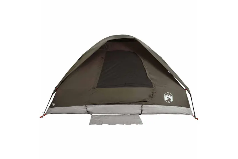 Vidaxl Camping Tent Dome 4-person Brown Waterproof Vidaxl Camping Tent Dome 4-person Brown Waterproof