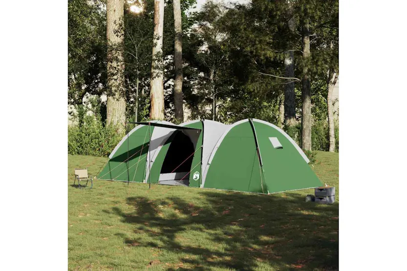 Vidaxl Family Tent Dome 8-person Green Waterproof Vidaxl Family Tent Dome 8-person Green Waterproof