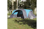 Vidaxl Family Tent Dome 6-person Blue Waterproof Vidaxl Family Tent Dome 6-person Blue Waterproof