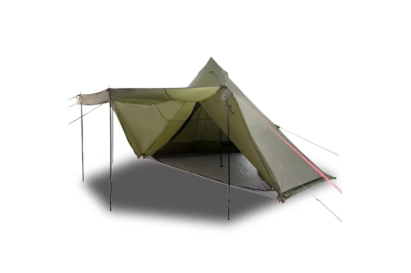 Vidaxl Family Tent Tipi 8-person Olive Green Waterproof Vidaxl Family Tent Tipi 8-person Olive Green Waterproof