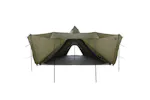 Vidaxl Family Tent Tipi 8-person Olive Green Waterproof Vidaxl Family Tent Tipi 8-person Olive Green Waterproof