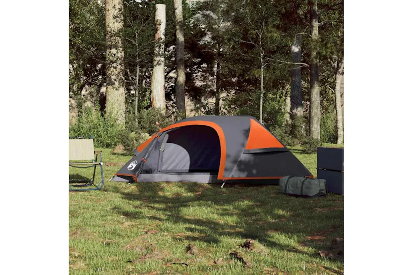 Vidaxl Camping Tent Dome 1-person Orange Waterproof Vidaxl Camping Tent Dome 1-person Orange Waterproof