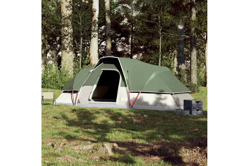 Vidaxl Family Tent Dome 9-person Green Waterproof Vidaxl Family Tent Dome 9-person Green Waterproof