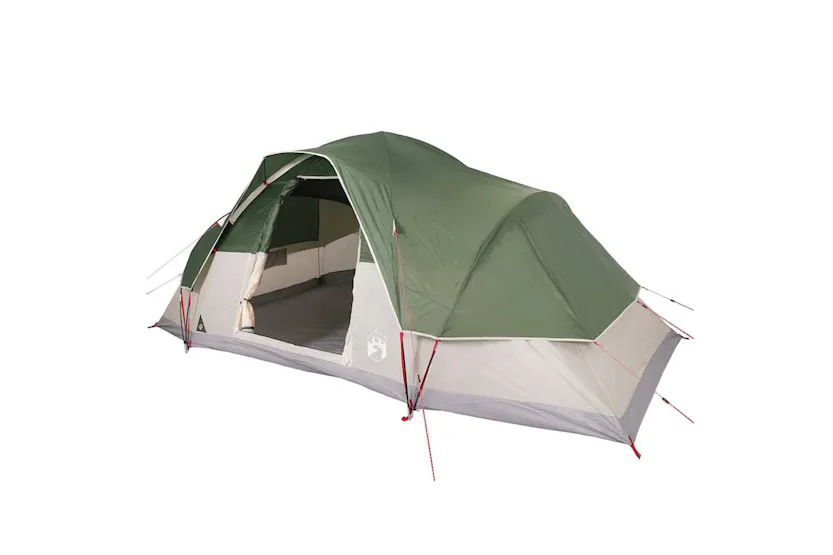 Vidaxl Family Tent Dome 9-person Green Waterproof Vidaxl Family Tent Dome 9-person Green Waterproof