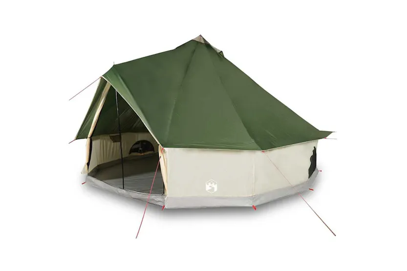 Vidaxl Family Tent Tipi 10-person Green Waterproof Vidaxl Family Tent Tipi 10-person Green Waterproof