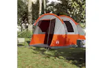 Vidaxl Camping Tent Tunnel 4-person Grey And Orange Waterproof Vidaxl Camping Tent Tunnel 4-person Grey And Orange Waterproof