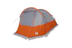Vidaxl Camping Tent Tunnel 4-person Grey And Orange Waterproof Vidaxl Camping Tent Tunnel 4-person Grey And Orange Waterproof