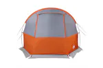 Vidaxl Camping Tent Tunnel 4-person Grey And Orange Waterproof Vidaxl Camping Tent Tunnel 4-person Grey And Orange Waterproof