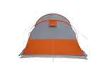 Vidaxl Camping Tent Tunnel 4-person Grey And Orange Waterproof Vidaxl Camping Tent Tunnel 4-person Grey And Orange Waterproof