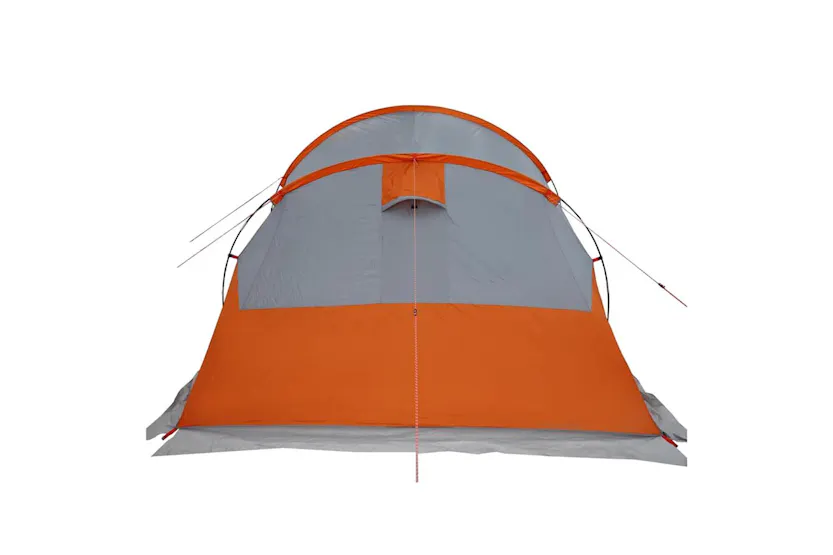 Vidaxl Camping Tent Tunnel 4-person Grey And Orange Waterproof Vidaxl Camping Tent Tunnel 4-person Grey And Orange Waterproof