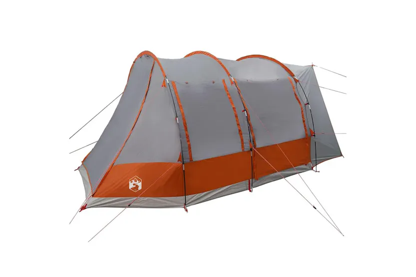 Vidaxl Car Tent 2-person Grey And Orange Waterproof Vidaxl Car Tent 2-person Grey And Orange Waterproof