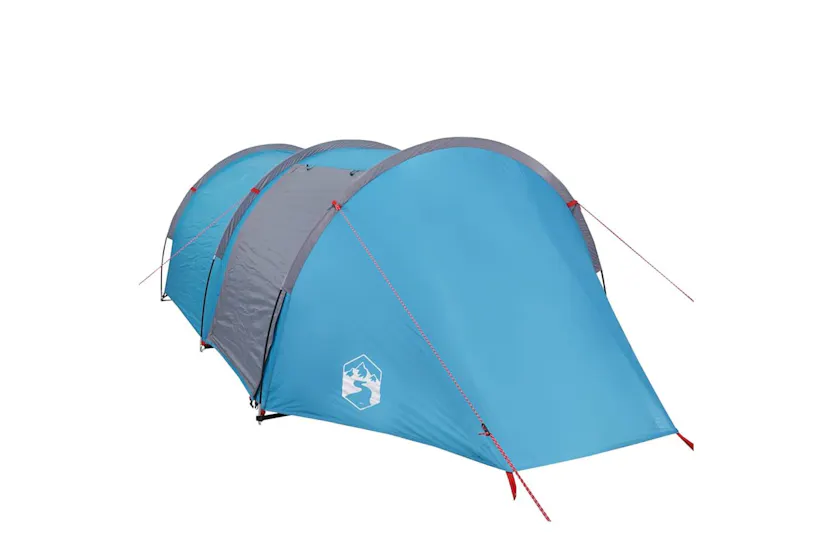 Vidaxl Camping Tent Tunnel 4-person Blue Waterproof Vidaxl Camping Tent Tunnel 4-person Blue Waterproof