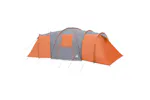 Vidaxl Family Tent Dome 12-person Grey And Orange Waterproof Vidaxl Family Tent Dome 12-person Grey And Orange Waterproof