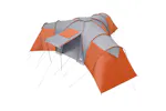 Vidaxl Family Tent Dome 12-person Grey And Orange Waterproof Vidaxl Family Tent Dome 12-person Grey And Orange Waterproof