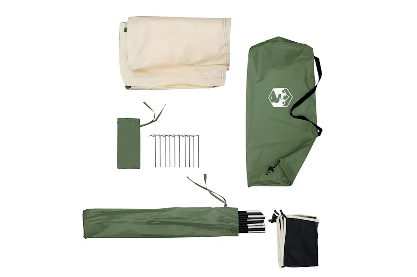 Vidaxl Camping Windbreak Green 510x153 Cm Waterproof Vidaxl Camping Windbreak Green 510x153 Cm Waterproof