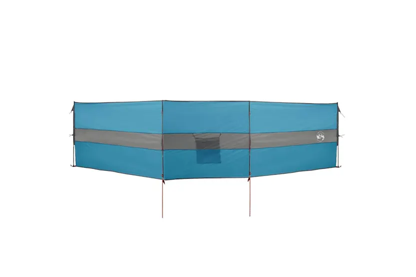 Vidaxl Camping Windbreak Blue 490x123 Cm Waterproof Vidaxl Camping Windbreak Blue 490x123 Cm Waterproof
