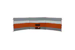 Vidaxl Camping Windbreak Grey And Orange 508x130 Cm Waterproof Vidaxl Camping Windbreak Grey And Orange 508x130 Cm Waterproof