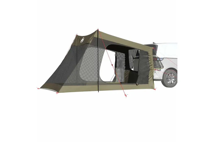 Vidaxl Car Tent 2-person Olive Green Waterproof Vidaxl Car Tent 2-person Olive Green Waterproof