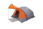 Vidaxl Family Tent Tunnel 8-person Grey And Orange Waterproof Vidaxl Family Tent Tunnel 8-person Grey And Orange Waterproof