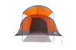 Vidaxl Family Tent Tunnel 8-person Grey And Orange Waterproof Vidaxl Family Tent Tunnel 8-person Grey And Orange Waterproof