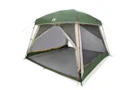 Vidaxl Family Tent Cabin 6-person Green Waterproof Vidaxl Family Tent Cabin 6-person Green Waterproof