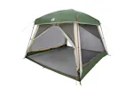 Vidaxl Family Tent Cabin 6-person Green Waterproof Vidaxl Family Tent Cabin 6-person Green Waterproof