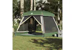 Vidaxl Family Tent Cabin 6-person Green Waterproof Vidaxl Family Tent Cabin 6-person Green Waterproof
