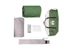 Vidaxl Family Tent Cabin 6-person Green Waterproof Vidaxl Family Tent Cabin 6-person Green Waterproof