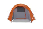 Vidaxl Family Tent Cabin 6-person Grey And Orange Waterproof Vidaxl Family Tent Cabin 6-person Grey And Orange Waterproof