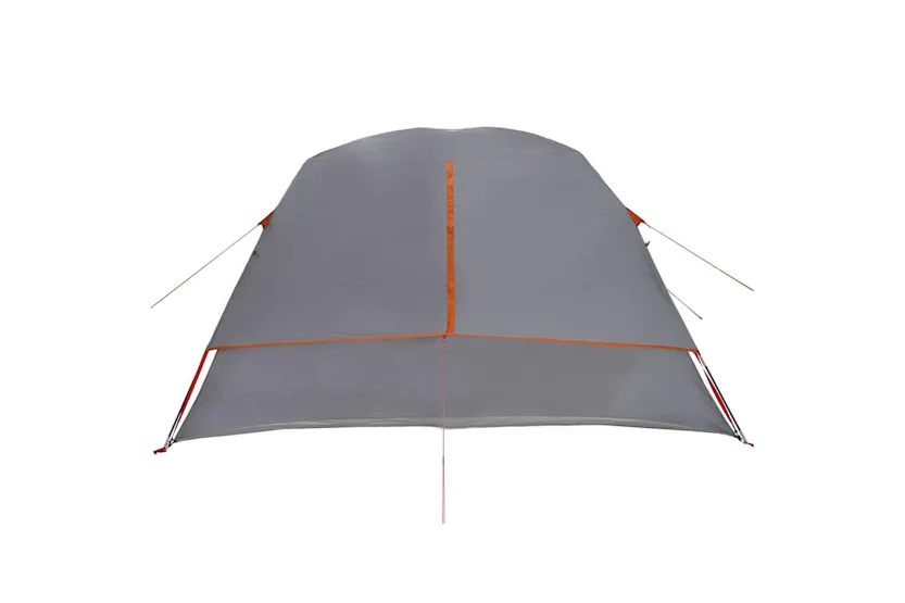 Vidaxl Family Tent Cabin 6-person Grey And Orange Waterproof Vidaxl Family Tent Cabin 6-person Grey And Orange Waterproof