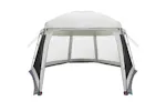 Vidaxl Pool Tent With Removable Fly & Mesh Walls Grey 512x458 Cm Vidaxl Pool Tent With Removable Fly & Mesh Walls Grey 512x458 Cm