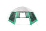 Vidaxl Pool Tent With Removable Fly & Mesh Walls Sea Green 612x612 Cm Vidaxl Pool Tent With Removable Fly & Mesh Walls Sea Green 612x612 Cm