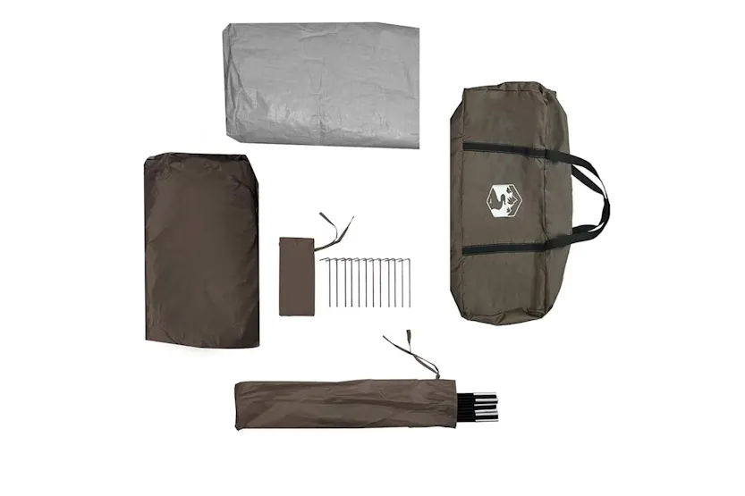 Vidaxl Fishing Tent 5-person Brown Waterproof Vidaxl Fishing Tent 5-person Brown Waterproof