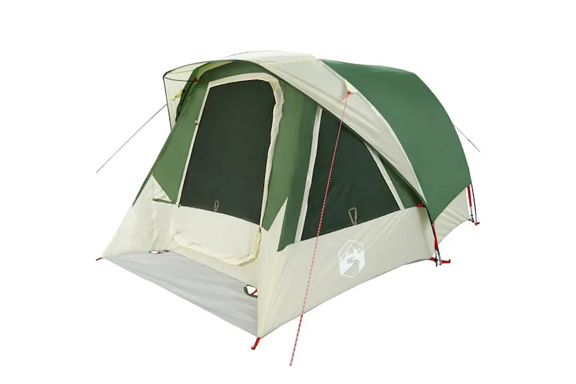 Vidaxl Family Tent Cabin 6-person Green Waterproof Vidaxl Family Tent Cabin 6-person Green Waterproof