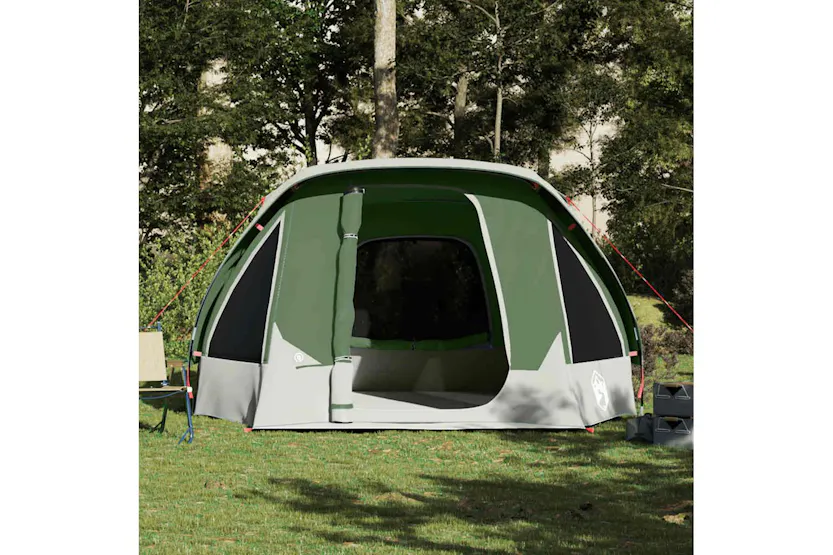 Vidaxl Family Tent Cabin 6-person Green Waterproof Vidaxl Family Tent Cabin 6-person Green Waterproof