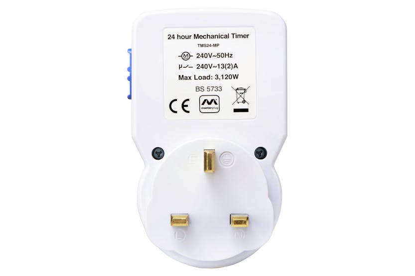 Masterplug 24 Hour Mechanical Segment Timer | 58-TMS24 Masterplug 24 Hour Mechanical Segment Timer | 58-TMS24