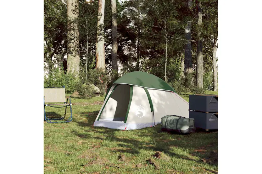 Vidaxl Camping Tent Dome 1-person Green Waterproof Vidaxl Camping Tent Dome 1-person Green Waterproof