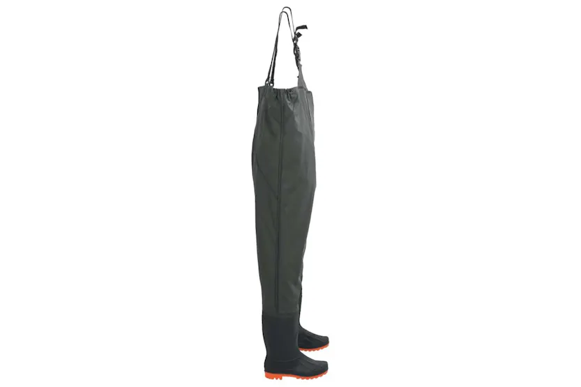 Vidaxl Chest Waders With Boots Dark Green Size 39 Vidaxl Chest Waders With Boots Dark Green Size 39