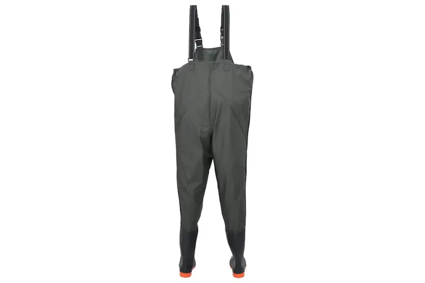 Vidaxl Chest Waders With Boots Dark Green Size 39 Vidaxl Chest Waders With Boots Dark Green Size 39